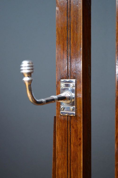 VICTORIAN OAK HALL STAND IN THE MANNER OF CHRISTOPHER DRESSER - ADDITIONAL PHOTO 8