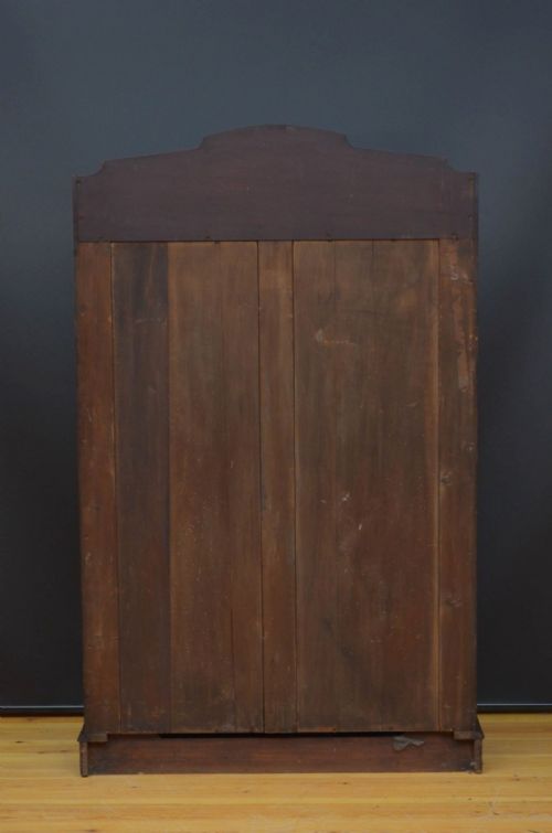 VICTORIAN OPEN BOOKCASE IN SOLID MAHOGANY - ADDITIONAL PHOTO 10