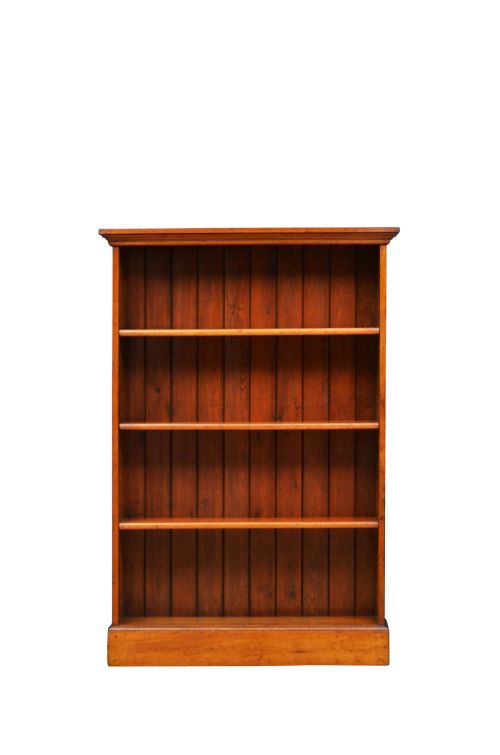 Early Xxth Century Solid Mahogany Open Bookcase