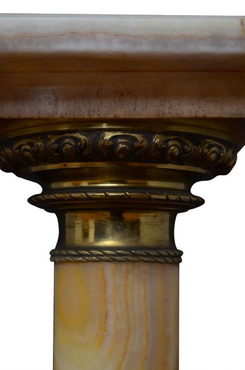 19TH CENTURY ONYX COLUMN - ADDITIONAL PHOTO 2
