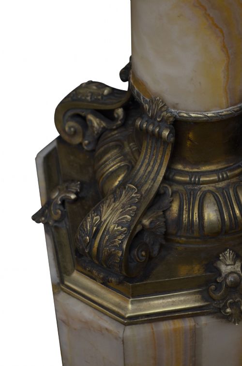 19TH CENTURY ONYX COLUMN - ADDITIONAL PHOTO 5