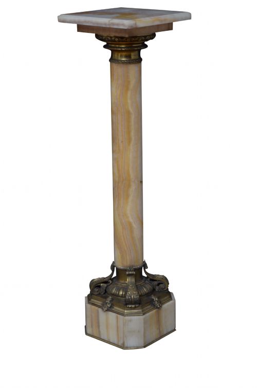 19TH CENTURY ONYX COLUMN - ADDITIONAL PHOTO 11