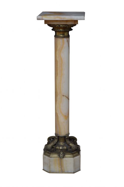 19TH CENTURY ONYX COLUMN - ADDITIONAL PHOTO 12