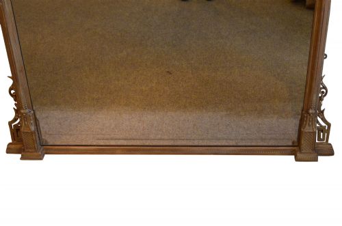 LARGE GILTWOOD WALL MIRROR OVERMANTEL H169CM - ADDITIONAL PHOTO 13