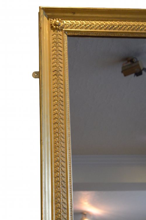 FINEST QUALITY GILTWOOD WALL MIRROR 122158 - ADDITIONAL PHOTO 6