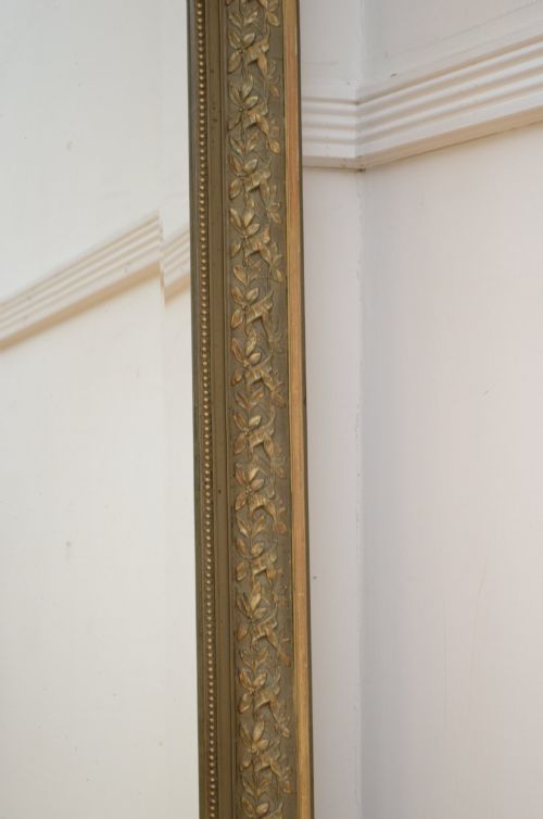 ANTIQUE FRENCH PIER MIRROR WALL MIRROR H153CM - ADDITIONAL PHOTO 4