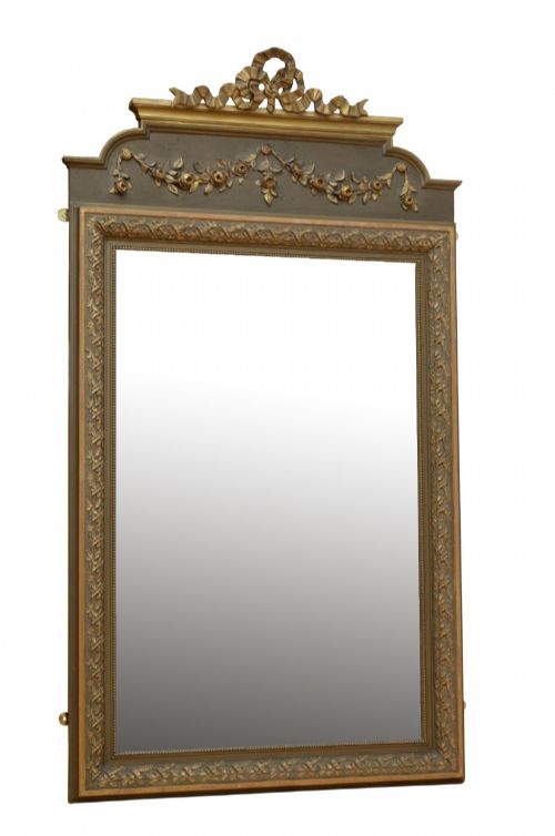 ANTIQUE FRENCH PIER MIRROR WALL MIRROR H153CM