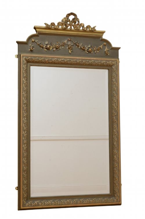 ANTIQUE FRENCH PIER MIRROR WALL MIRROR H153CM - ADDITIONAL PHOTO 8