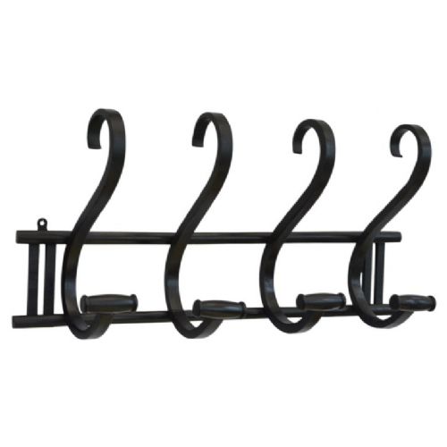 EBONISED BENTWOOD COAT RACK COAT HOOKS IN GOOD CONDITION