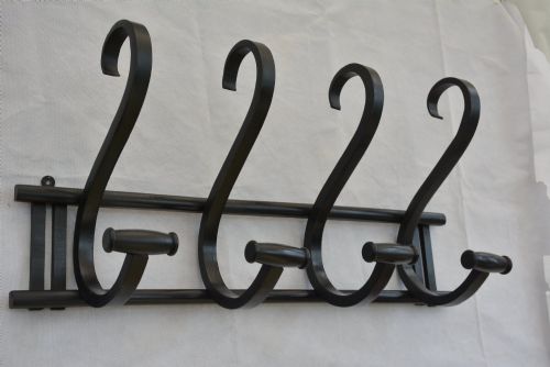 EBONISED BENTWOOD COAT RACK COAT HOOKS IN GOOD CONDITION - ADDITIONAL PHOTO 1