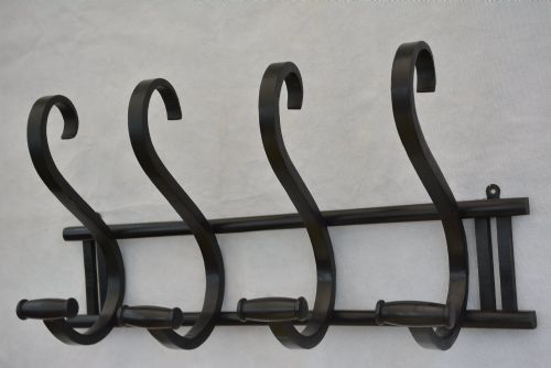 EBONISED BENTWOOD COAT RACK COAT HOOKS IN GOOD CONDITION - ADDITIONAL PHOTO 2