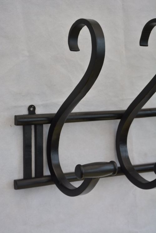 EBONISED BENTWOOD COAT RACK COAT HOOKS IN GOOD CONDITION - ADDITIONAL PHOTO 3