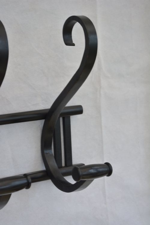 EBONISED BENTWOOD COAT RACK COAT HOOKS IN GOOD CONDITION - ADDITIONAL PHOTO 6