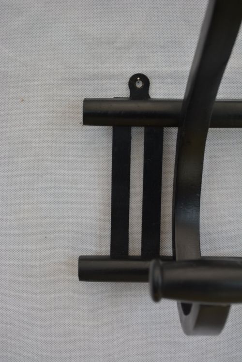 EBONISED BENTWOOD COAT RACK COAT HOOKS IN GOOD CONDITION - ADDITIONAL PHOTO 7