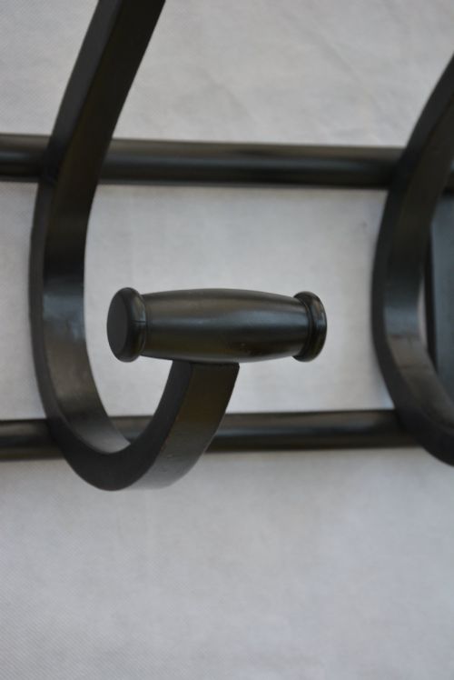 EBONISED BENTWOOD COAT RACK COAT HOOKS IN GOOD CONDITION - ADDITIONAL PHOTO 8