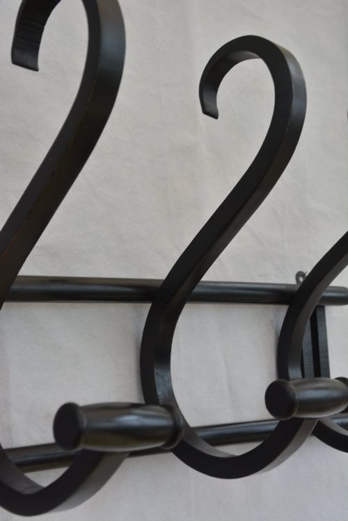 EBONISED BENTWOOD COAT RACK COAT HOOKS IN GOOD CONDITION - ADDITIONAL PHOTO 10
