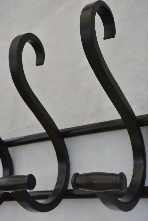 EBONISED BENTWOOD COAT RACK COAT HOOKS IN GOOD CONDITION - ADDITIONAL PHOTO 11