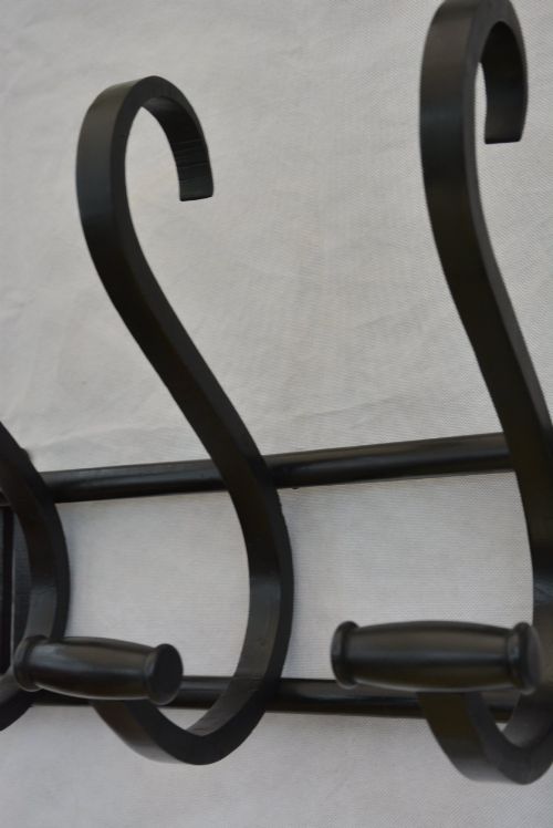 EBONISED BENTWOOD COAT RACK COAT HOOKS IN GOOD CONDITION - ADDITIONAL PHOTO 12