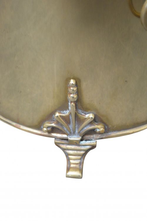 EDWARDIAN BRASS COAL BUCKET OR PLANTER WITH A LINER - ADDITIONAL PHOTO 4