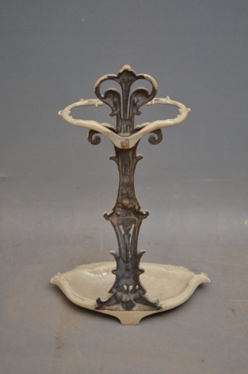 ART NOUVEAU UMBRELLA STAND STICK STAND OR FIRE IRON STAND - ADDITIONAL PHOTO 1