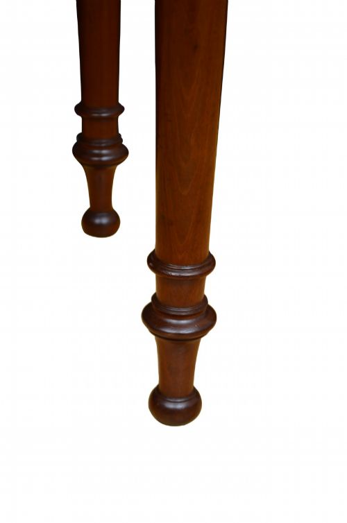 DRUCE AND CO CONSOLE TABLE MAHOGANY HALL TABLE WITH A DRAWER IN GOOD CONDITION - ADDITIONAL PHOTO 8