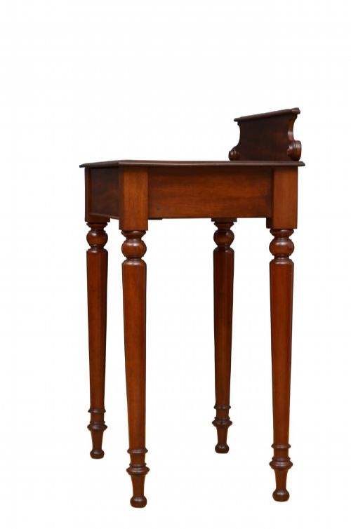 DRUCE AND CO CONSOLE TABLE MAHOGANY HALL TABLE WITH A DRAWER IN GOOD CONDITION - ADDITIONAL PHOTO 10