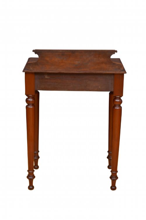 DRUCE AND CO CONSOLE TABLE MAHOGANY HALL TABLE WITH A DRAWER IN GOOD CONDITION - ADDITIONAL PHOTO 11