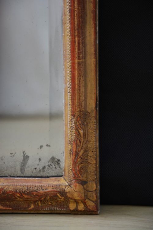 GEORGIAN GESSO AND GILTWOOD PIER MIRROR W49CM - ADDITIONAL PHOTO 3