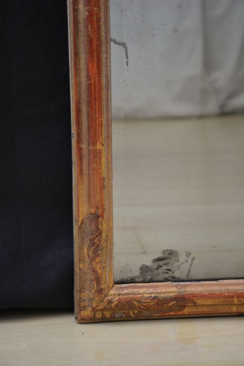 GEORGIAN GESSO AND GILTWOOD PIER MIRROR W49CM - ADDITIONAL PHOTO 7