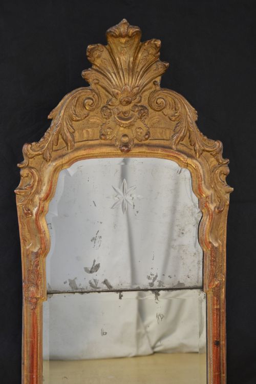 GEORGIAN GESSO AND GILTWOOD PIER MIRROR W49CM - ADDITIONAL PHOTO 10