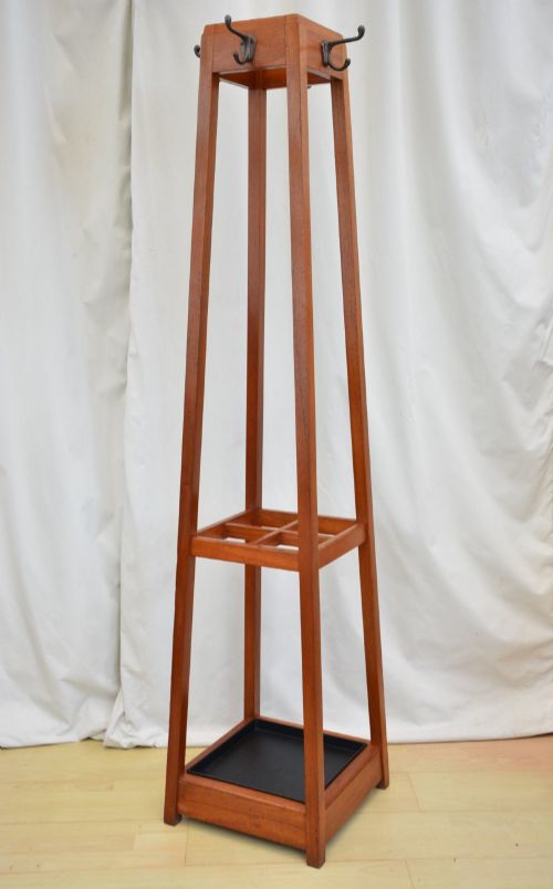 ART DECO COAT STAND COAT RACK HALL STAND - ADDITIONAL PHOTO 2