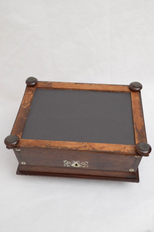 SARCOPHAGUS ANTIQUE JEWELLERY BOX WITH A TRAY - ADDITIONAL PHOTO 3