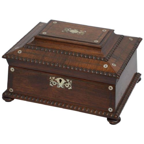 SARCOPHAGUS ANTIQUE JEWELLERY BOX WITH A TRAY - ADDITIONAL PHOTO 6