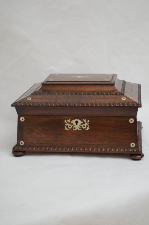 SARCOPHAGUS ANTIQUE JEWELLERY BOX WITH A TRAY - ADDITIONAL PHOTO 10