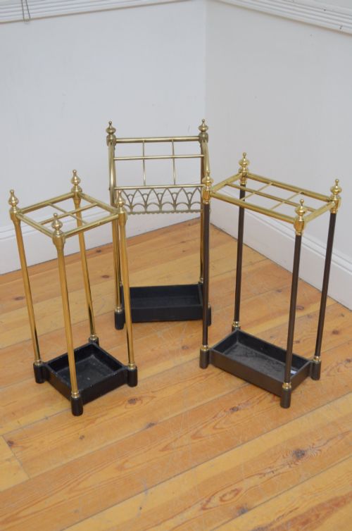 RARE ART DECO STICK STAND UMBRELLA STAND NICKEL - ADDITIONAL PHOTO 6