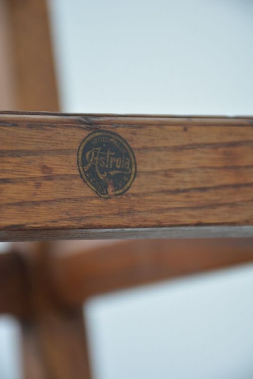 ENGLISH INDUSTRIAL STYLE SOLID OAK COAT STAND BY ASTROLA - ADDITIONAL PHOTO 5