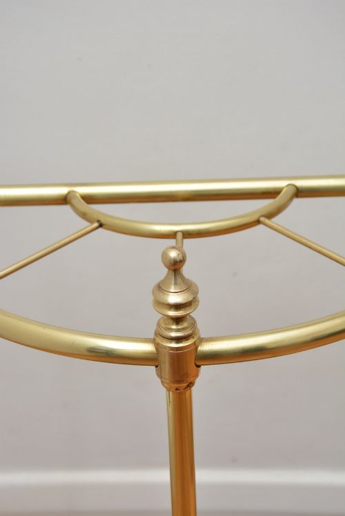 UNUSUAL BRASS UMBRELLA STAND DEMI LUNE - ADDITIONAL PHOTO 6