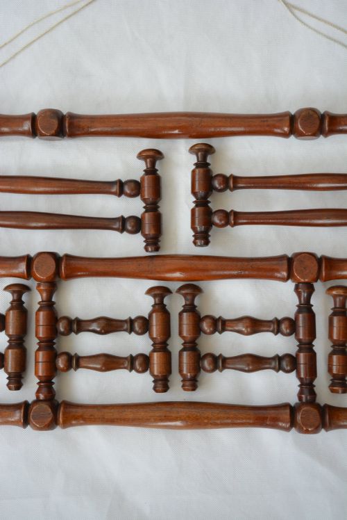 ANTIQUE WALL MOUNTED COAT RACK HAT TREE HOOKS - ADDITIONAL PHOTO 7