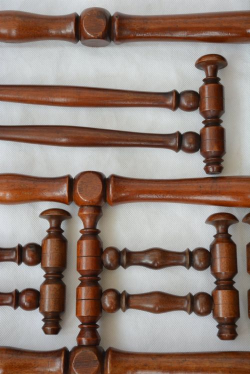 ANTIQUE WALL MOUNTED COAT RACK HAT TREE HOOKS - ADDITIONAL PHOTO 10