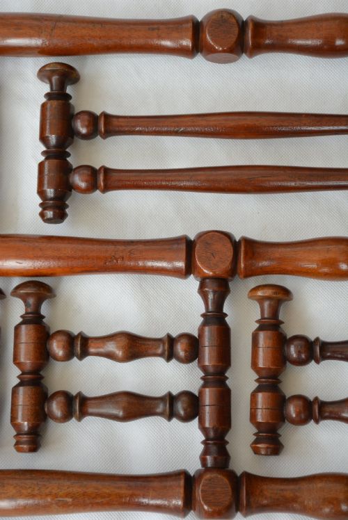 ANTIQUE WALL MOUNTED COAT RACK HAT TREE HOOKS - ADDITIONAL PHOTO 11
