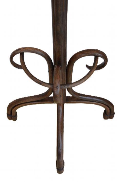 HALF ROUND BENTWOOD COAT STAND THONET STYLE HALL STAND - ADDITIONAL PHOTO 2