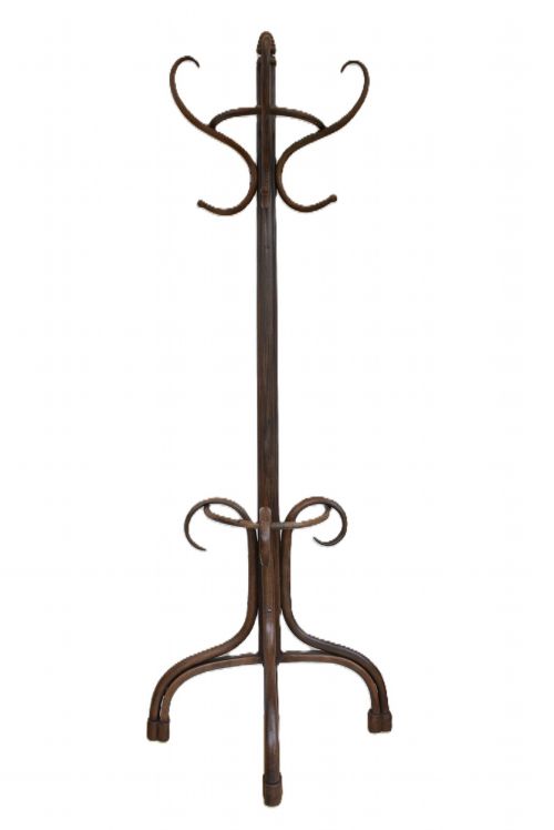 HALF ROUND BENTWOOD COAT STAND THONET STYLE HALL STAND