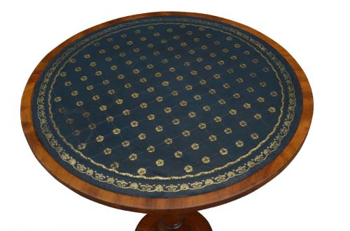 WILLIAM IV MAHOGANY LEATHERTOP LAMP TABLE C1830 - ADDITIONAL PHOTO 1