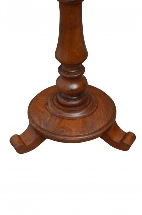 WILLIAM IV MAHOGANY LEATHERTOP LAMP TABLE C1830 - ADDITIONAL PHOTO 6
