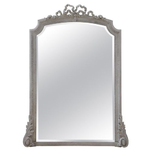 Louis XV Style Carved Painted Overmantel or Console Table Mirror H140cm