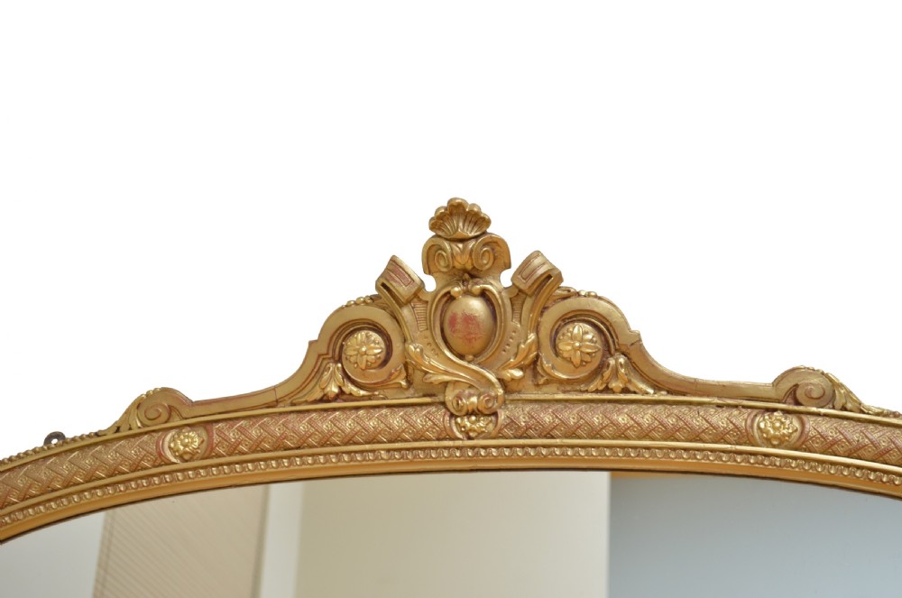 Fine Victorian Overmantel Mirror View VI