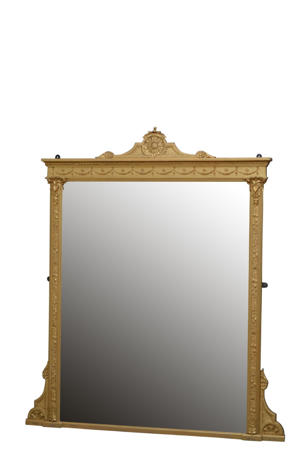 Victorian Giltwood Overmantle Mirror