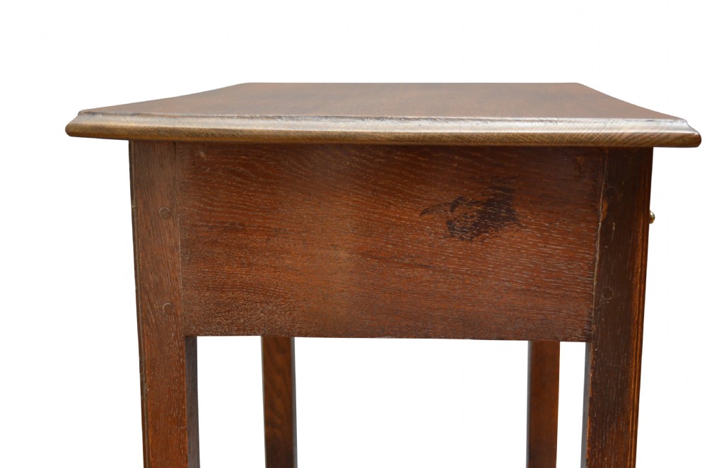 Georgian Oak Lowboy Table View IX