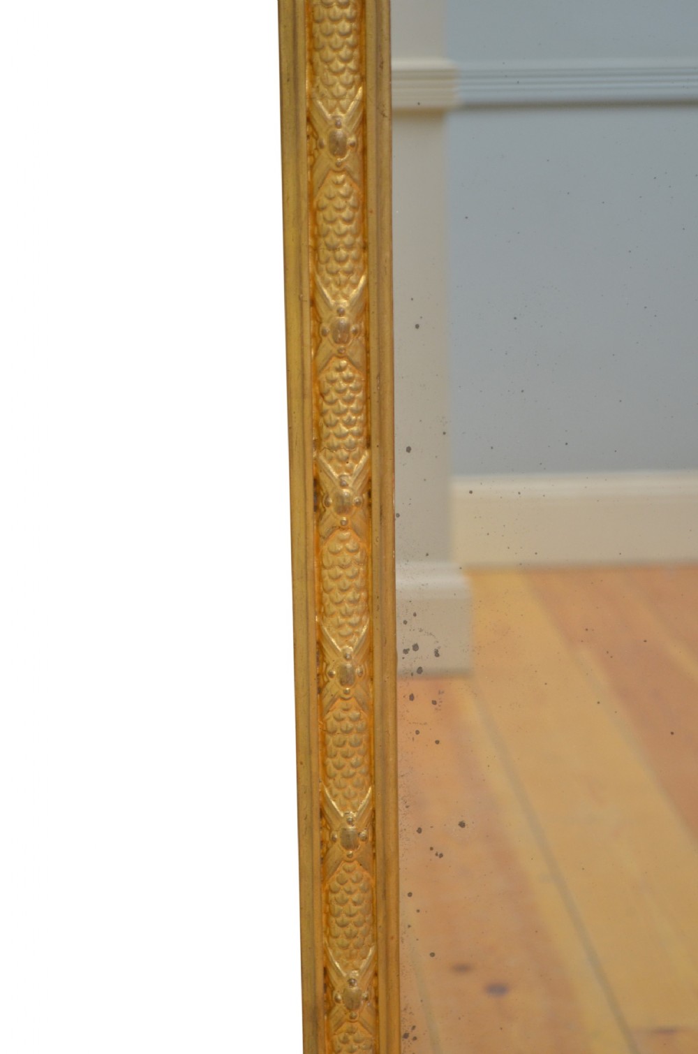 Fine Victorian Giltwood Overmantle Mirror View IV