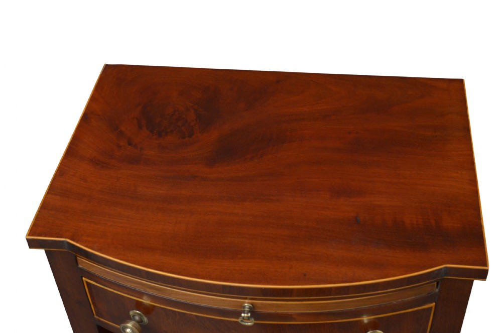 Matched Pair of Edwardian Bedside Cabinets in Mahogany View II